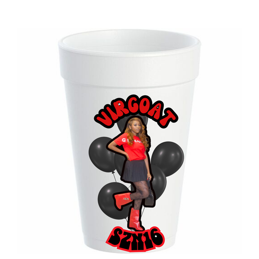 Custom foam cups