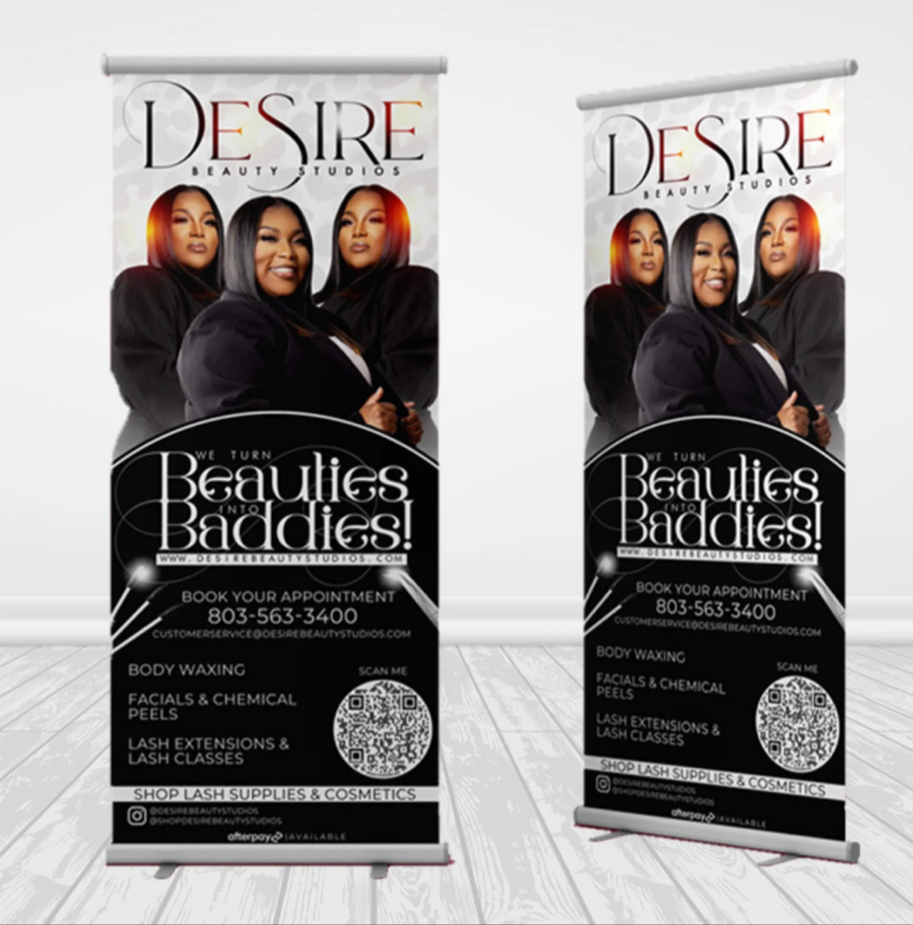 Retractable banner (PRINT READY)