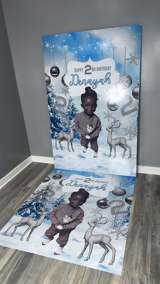 Vinyl floor decal